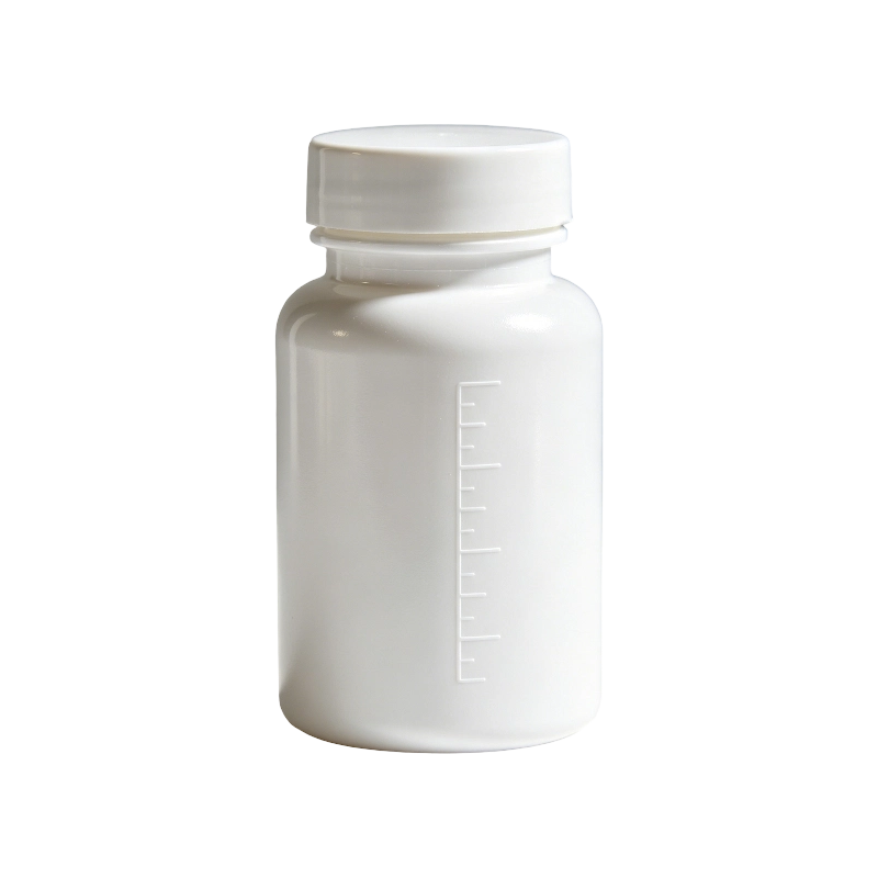 100ml 150ml Tablet Vitamin HDPE Botol Kapsul Bulat Nutraseutikal