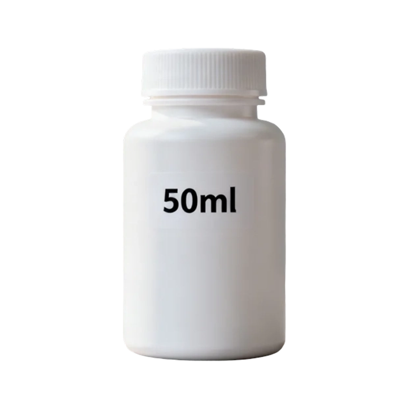 50ml 100ml Pil Ubat HDPE Bulat Botol Plastik Kosong